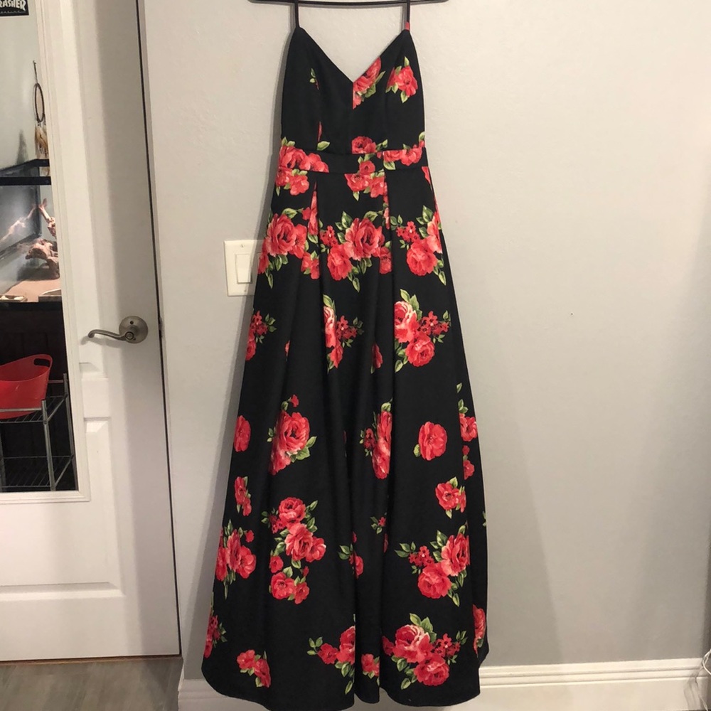 Formal floral gown